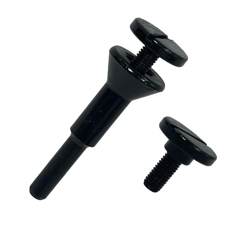 Banmo Abrasive Mounting Mandrel for Cut-Off Wheels W/3/8 Arbor Hole, 1/4" Stem, Mounting Mandrel 3/8" & 1/4" Arbor Hole for Type 1, 1/4 Shank Stem Die Grinder/Drill Attachment - Image 1